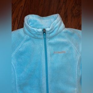 Columbia Girls Fleece Jacket size M 10-12, EUC